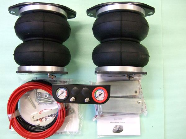 Opel Movano III (X62) Bj. 2019-2021 Frontantrieb, passende Zusatz-Luftfederung 8 Zoll Heavy Zweikreis Doppelfaltenbalg- Anlage, syst. LF1