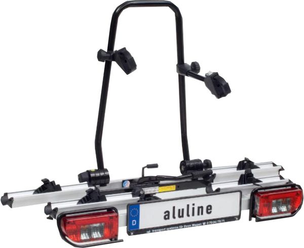 Fahrradträger MFT MULTIcargo ALULINE smiley, f. 2 Fahrr. für d. Anhängerkupplung
