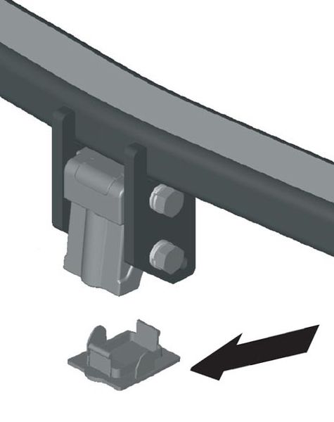 Abdeckung / Verschlussstopfen f. die abn. AHK, Umbra V-Basis ACS