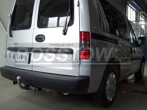Anhängerkupplung für Opel-Combo C, incl. Tour, Baureihe 2001-2011 abnehmbar