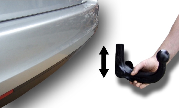 Anhängerkupplung für Mercedes-C-Klasse Kombi W203, Baureihe 2005-2007 V-abnehmbar
