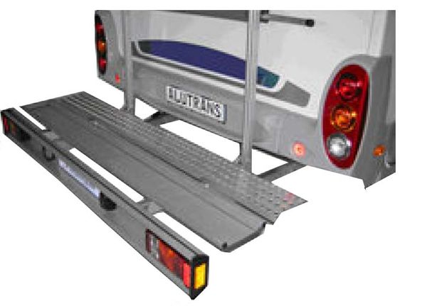 ALUTRANS Premium 1 Roller/ Motorradträger, 150kg spez. für Mercedes Sprinter 4er Bj.1995-2006, m. AHK