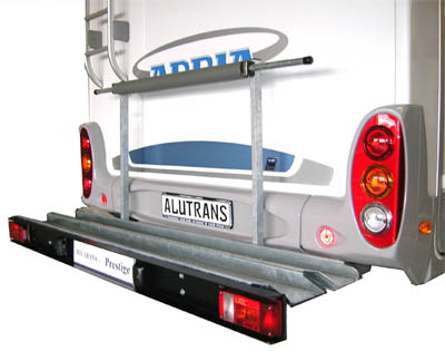 ALUTRANS prestige 1 Roller/ Motorradträger, 150kg spez. für MAN TGE (einzelbereift) Bj. 2018-, ohne AHK