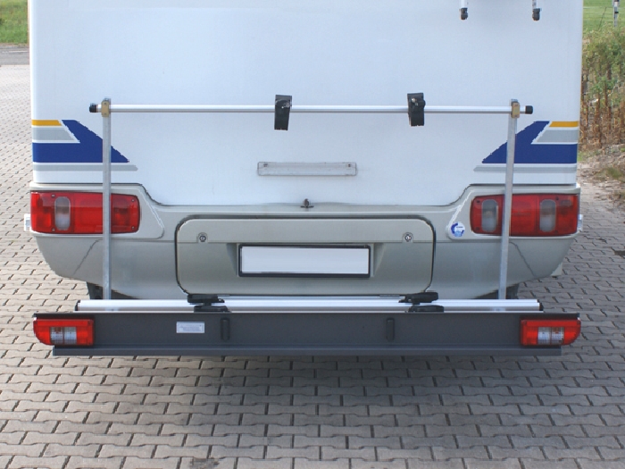 ALUTRANS prestige Wohnmobil Fahrradträger für 2 Fahrräder o. E-Bike spez. für Citroen Jumper 230/244 Bj. 1994-2006 mit AHK