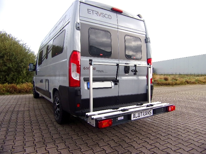 ALUTRANS ECO Womobike Comfort Fahrradträger für Wohnmobile, 2 Fahrräder o. E-Bike