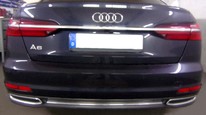 Anhängerkupplung für Audi-A6 Limousine 4K, C8, nicht Quattro, Baureihe 2018-2024 V-abnehmbar