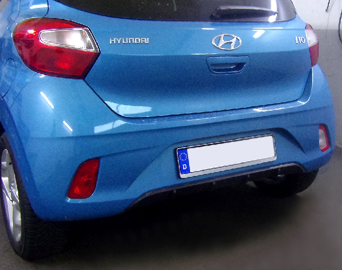 Anhängerkupplung für Hyundai-I10 Fließheck AC3, AI3, nur Fzg. mit Anhängelastfreigabe, Baureihe 2020-2023 V-abnehmbar