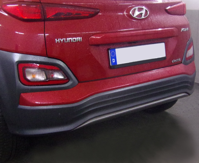 Anhängerkupplung für Hyundai-Kona Elektro ohne E-Satz Vorbereitung, nur für Heckträgerbetrieb, Baureihe 2018-2023 V-abnehmbar
