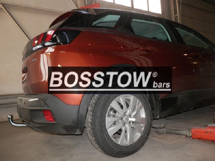 Anhängerkupplung für Peugeot-3008 spez. GT-Line, mit Esatz Vorbereitung, Baureihe 2016-2023 starr