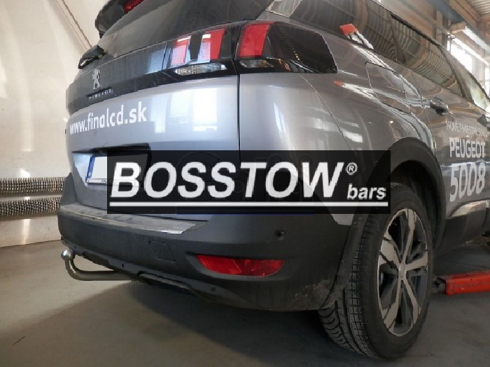Anhängerkupplung für Peugeot-5008 nicht Fzg. mit E- Satz Vorbereitung, f. Fzg. mit Reserverad am Boden, Baureihe 2017-2024 starr