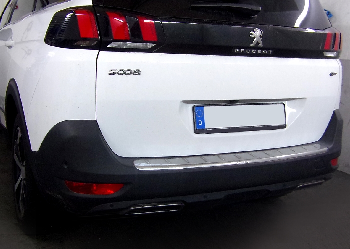 Anhängerkupplung für Peugeot-5008 nicht Fzg. mit E- Satz Vorbereitung, f. Fzg. mit Reserverad am Boden, Baureihe 2017-2024 V-abnehmbar