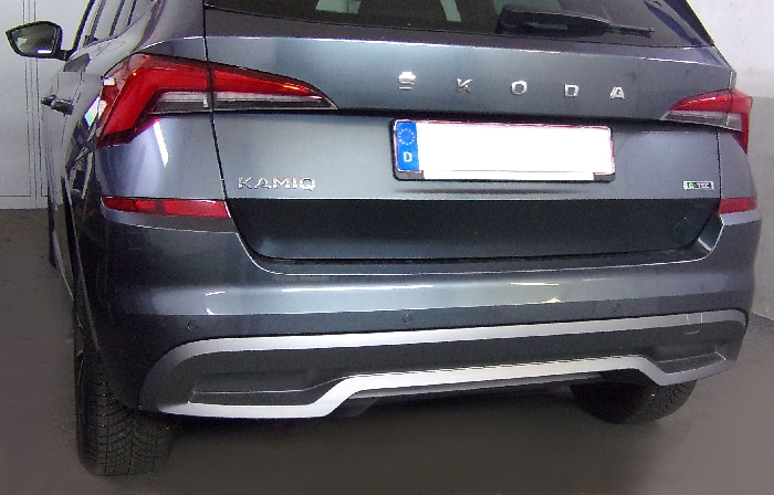 Anhängerkupplung für Skoda-Kamiq spez. G-Tec, nur für Heckträgerbetrieb, Baureihe 2019-2023 V-abnehmbar