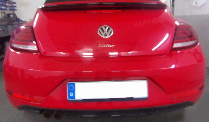 Anhängerkupplung für VW-Beetle Cabrio, incl. R-line, 5C, nur für Heckträgerbetrieb, Baureihe 2011-2018 V-abnehmbar