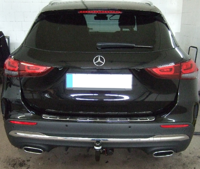 Anhängerkupplung für Mercedes-GLA H247, spez. m. AMG Sport o. Styling Paket, ohne Elektrosatzvorbereitung, Baureihe 2020- V-abnehmbar