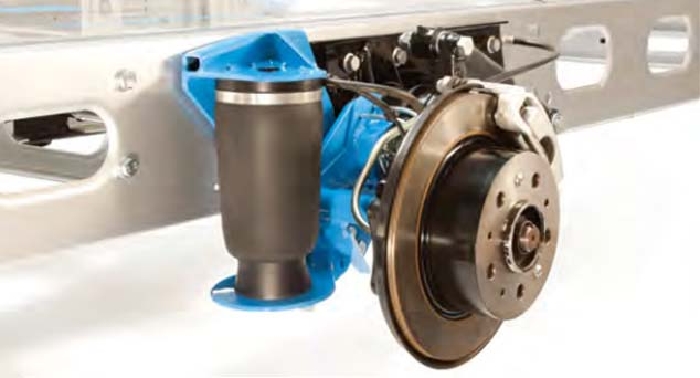 Auflastung für Wohnmobil Fiat mit ALKO (AL-KO) Einzelachse, 2007-2011 Semi Air Komfortset, Syst. LF1