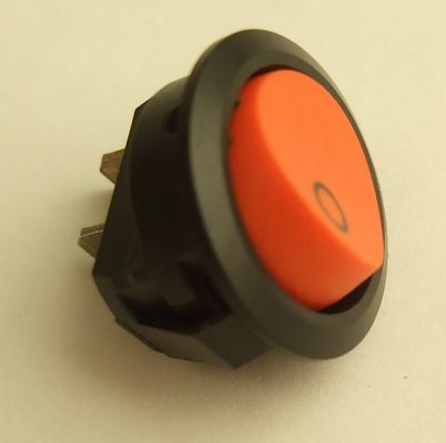 (LF1) Druckschalter, rund, 20x20mm 2-polig, 250V 1A, Push-ON, tastend