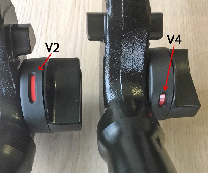 Handrad abschließbar ACS vertikal, 6er Ausführung