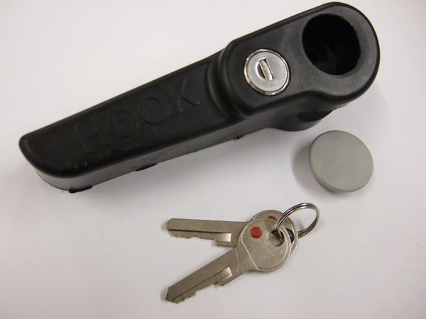 Handrad, Verschlusshebel abschließbar Hook horizontal