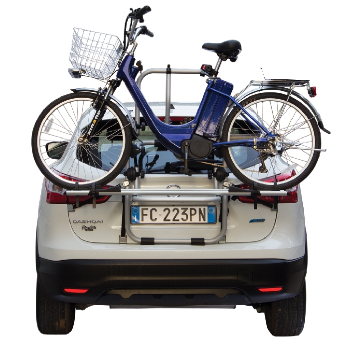 Kia Carens, 5-T MPV Bj. 2013-2018, kompatibler Fabbri Fahrradträger f. E- Bike- Elektrofahrrad - für Heckträger für Kia Kia Carens, 5-T MPV Bj. 2013-2018 kompatibler 2er E-Bike Träger