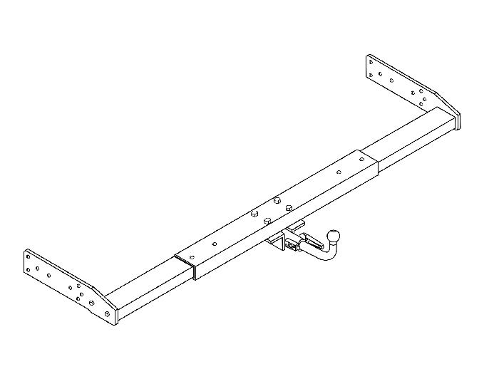 optional KIT abnehmbar für die BOSStow AHK, Typ BOSStow 05