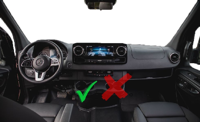 Mercedes Sprinter Bj. 2018-, Modelle 211-319 Allrad, Fach links, passende Zusatz-Luftfederung 8 Zoll Zweikreis Doppelfaltenbalg- Anlage, Semi Air Komfortset, syst. LF1