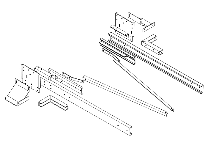 Rahmenverlängerung 2000 Basis BOSStow Typ 01 für Renault Master X62 Leiterrahmen- Bj. 2010-