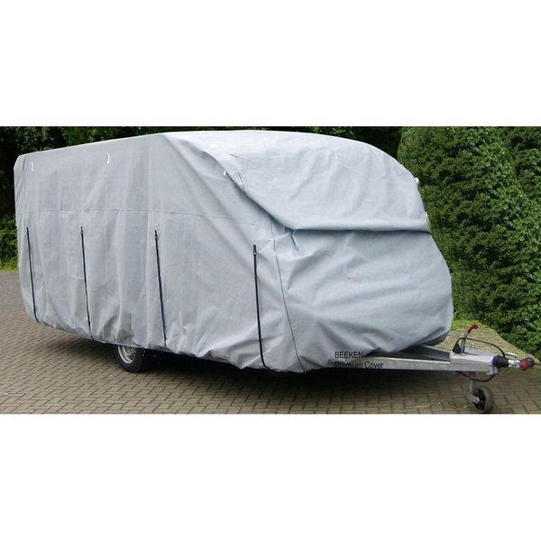 Wohnwagen Schutzhülle für Wohnwagen v. Länge 5,18-5,79m x B 2,50m x H 2,20-2,80m Premium Ausführung- AKTION